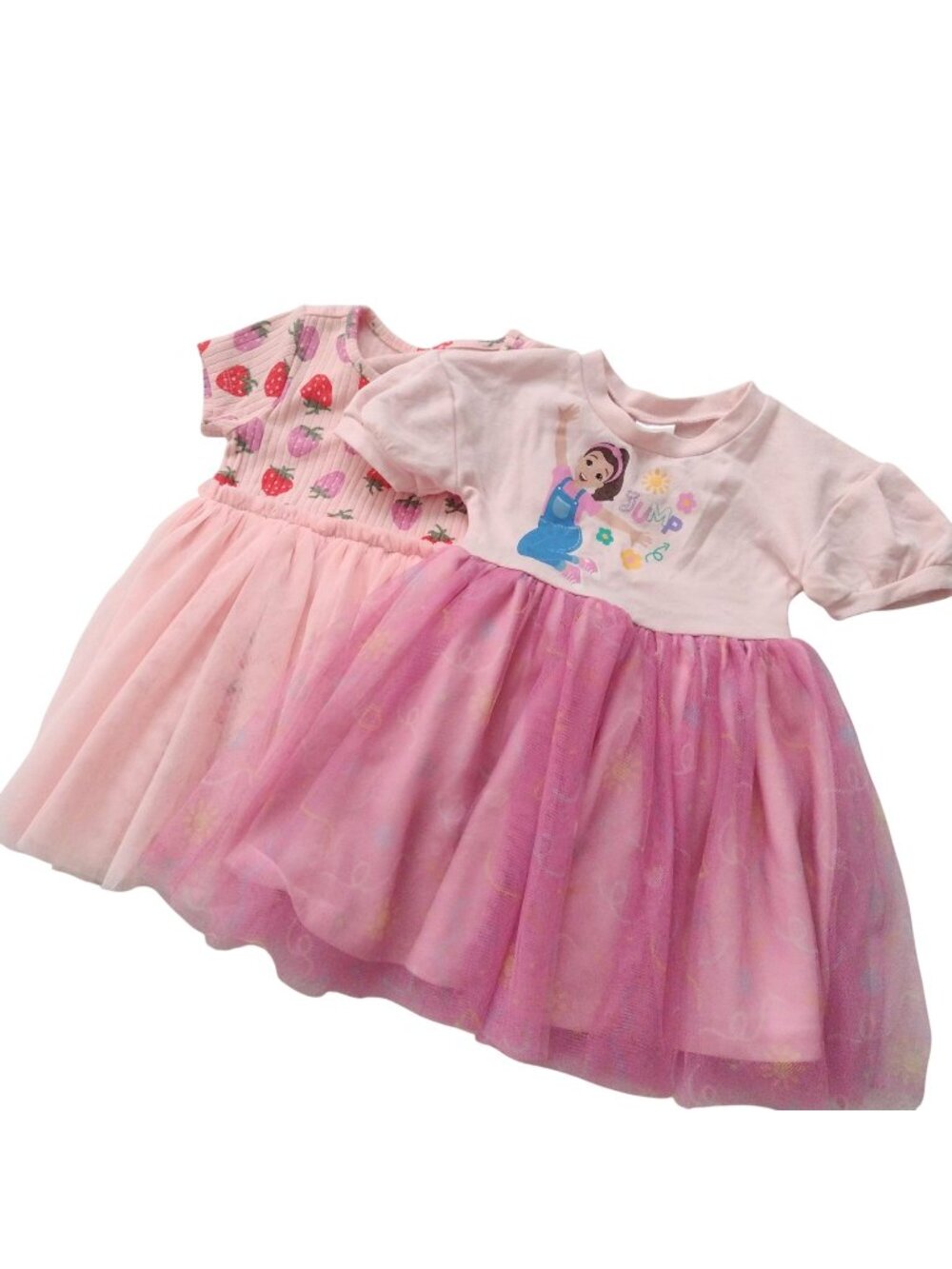Ms Rachel Toddler Girls Tulle Dresses 18M Set of 3 Pink Strawberry Poofy Party